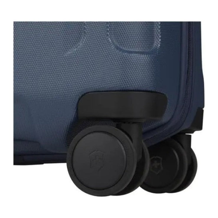 Victorinox Werks Traveler 6.0 609967 Carry-On Suitcase in Blue, close-up of the wheels