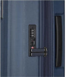 Victorinox Werks Traveler 6.0 609967 Carry-On Suitcase in Blue, close-up of the TSA lock