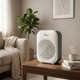 Ardes AR4F14G Fan Heater in White/Grey, in a room setting