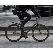 Ass Savers Fendor Bendor 4 Regular black folding mudguard for road bicycles with velcro strap attachment.