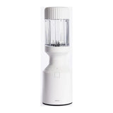 Beast Mighty B85MH Personal Blender in Cloud White, front view with an empty vessel fitted to the base
