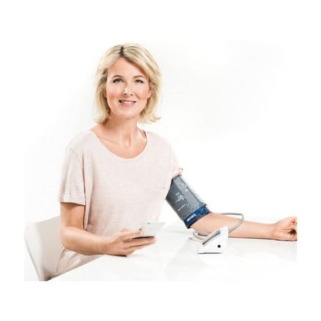 Beurer BM 57 Blood Pressure Monitor, in use