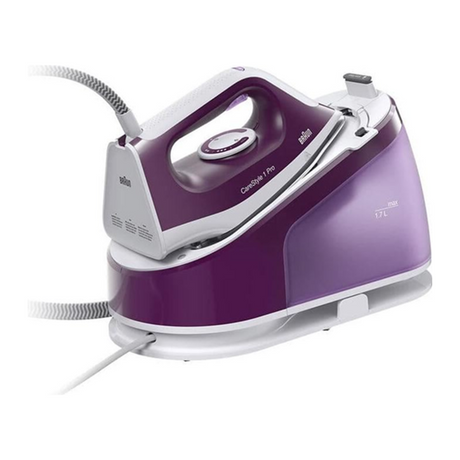 Braun CareStyle 1 Pro IS1514VI Steam Generator Iron in Violet, side view
