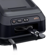 Braun CareStyle 7 Pro IS 7286 BK steam generator iron in black, showing the 2L tank and the FreeGlide 3D EloxalPlus soleplate.