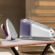 Braun CareStyle 7 IS7266VI steam generator iron in Violet with a large 2L water tank and ergonomic handle.