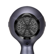 Ufesa X-Treme Boost 2600W Professional Hair Dryer in grey, including diffuser and two concentrator nozzles.