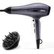 Ufesa X-Treme Boost 2600W Professional Hair Dryer in grey, including diffuser and two concentrator nozzles.