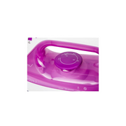 Braun SI 3030 PU TexStyle 3 Steam Iron in purple and white, featuring the FreeGlide 3D ceramic soleplate and precision tip
