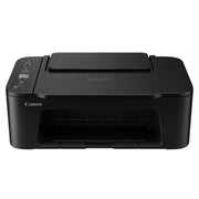 Canon PIXMA TS3750i wireless all-in-one inkjet printer in black with 1.5-inch LCD display.