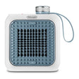 De'Longhi Capsule Desk HFX10B03.LB Desk Fan Heater in Blue, front view