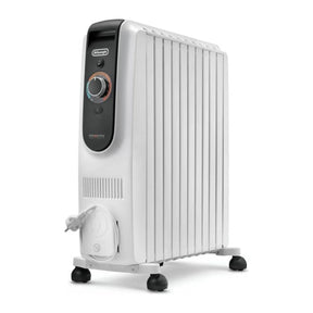 De'Longhi TRD51025DL, three-quarter view with control panel and cable storage