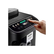 De’Longhi Magnifica Evo Next ECAM310.60.B bean-to-cup coffee machine in black with TFT display and LatteCrema milk carafe