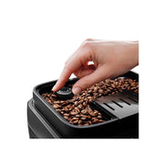 De’Longhi Magnifica Evo Next ECAM310.60.B bean-to-cup coffee machine in black with TFT display and LatteCrema milk carafe