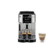De’Longhi Magnifica Start ECAM220.30.SB automatic bean-to-cup coffee machine with silver body and steam wand