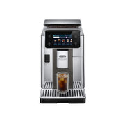De’Longhi PrimaDonna Aromatic ECAM630.75.TSM bean‑to‑cup coffee machine in titanium finish with full‑touch display
