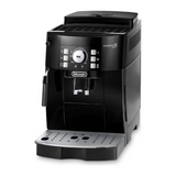 De'Longhi Magnifica S ECAM12.123.B Bean-to-Cup Coffee Machine in Black, angled view