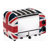 Dualit 47205, three-quarter view showing flag pattern on the side panel