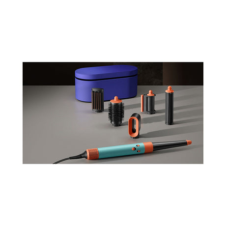 Dyson Airwrap i.d. HS08 Multi-Styler in Ceramic Patina/Topaz, with its attachments and storage case