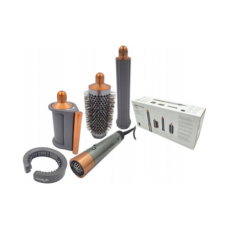 Dyson Airwrap Origin HS05 Multi-Styler in Nickel/Copper, with its accessories