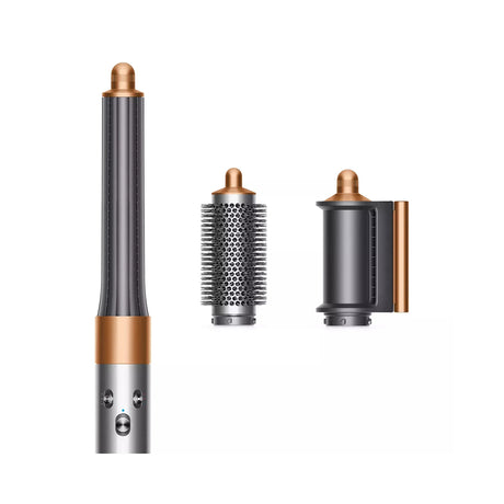Dyson Airwrap Origin HS05 Multi-Styler in Nickel/Copper, with its attachments