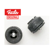 Genuine Fissler Unimatik valve silicone gasket used for pressure cooker safety valves, suitable for Vitavit Royal and Vitaquick models.