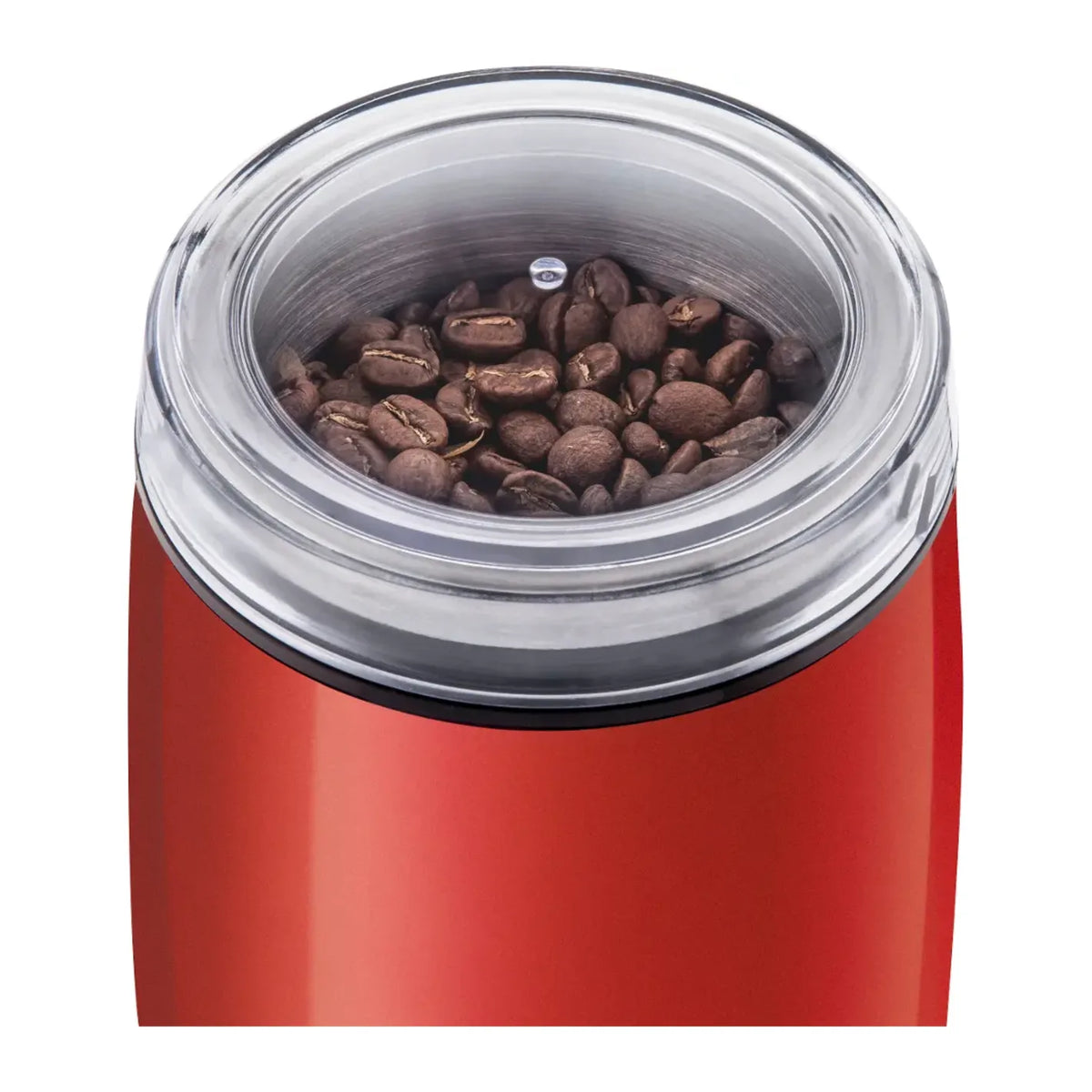G3Ferrari Cafexpress G2007600 Coffee Grinder in Red, in use