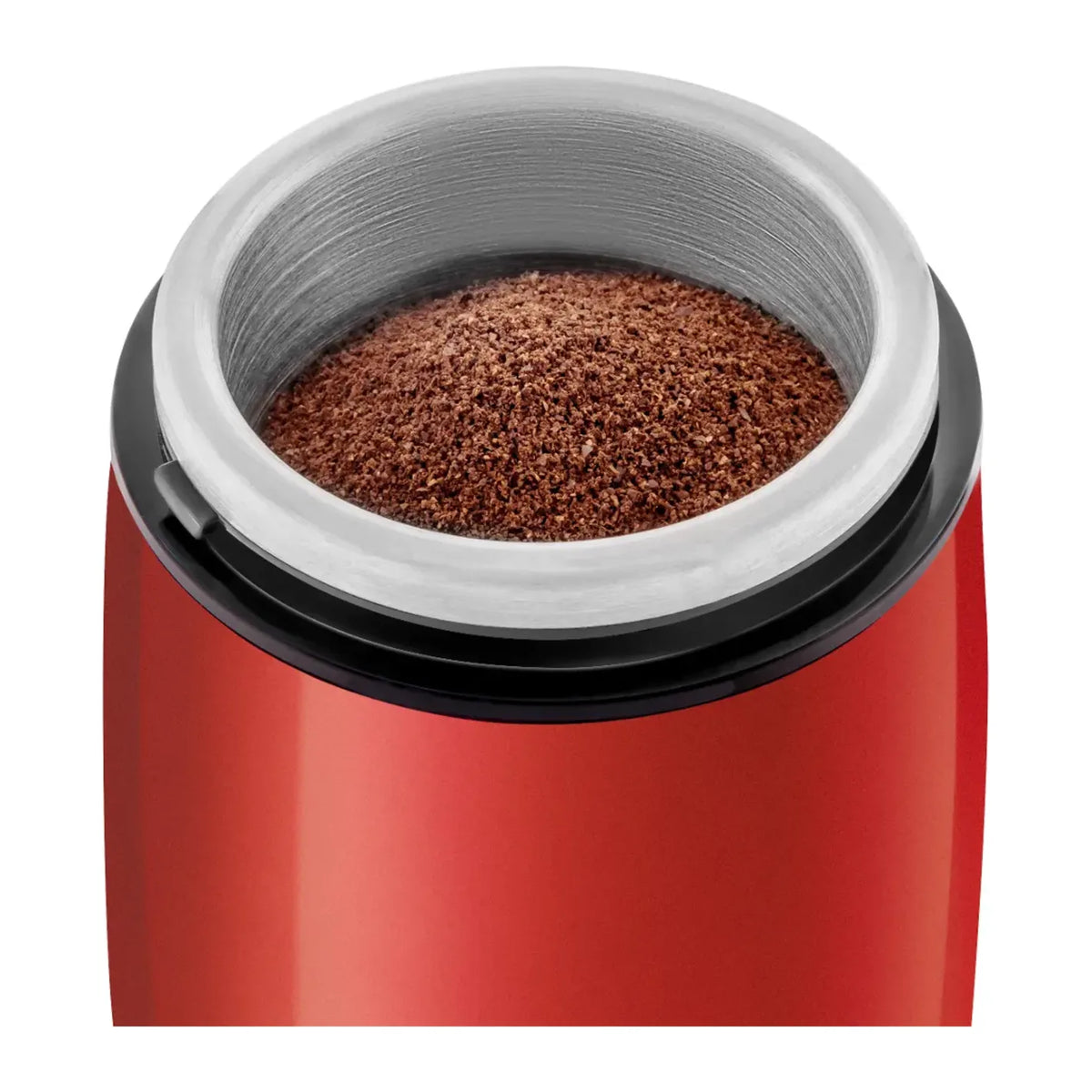 G3Ferrari Cafexpress G2007600 Coffee Grinder in Red, in use