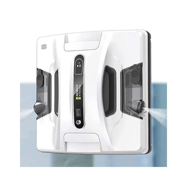Hobot 2S Window Cleaning Robot, working on a window