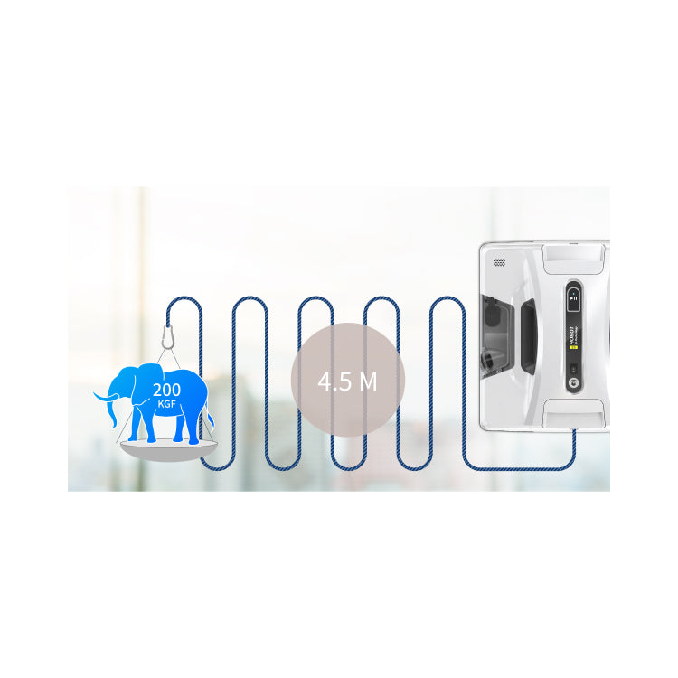 Hobot 2S Window Cleaning Robot, cleaning path diagram