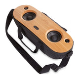 House of Marley Bag of Riddim 2 EM-JA014-SB Bluetooth Speaker in Signature Black, angled view