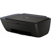 HP DeskJet 2921 All-in-One Inkjet Printer in Cement Noir, featuring a compact design and flatbed scanner.