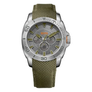 Hugo Boss Orange Shanghai 1513015 men's watch with a 46mm silver case, orange accents