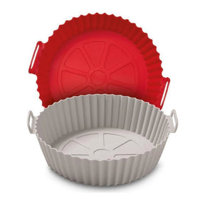 Izzy 224320 Silicone Air Fryer Mould Set, with its accessories