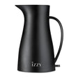 Izzy Aria 224241 Electric Kettle in Black, front view