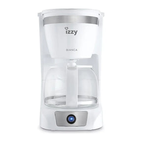 Izzy Bianca 222977 Filter Coffee Maker in White, front view