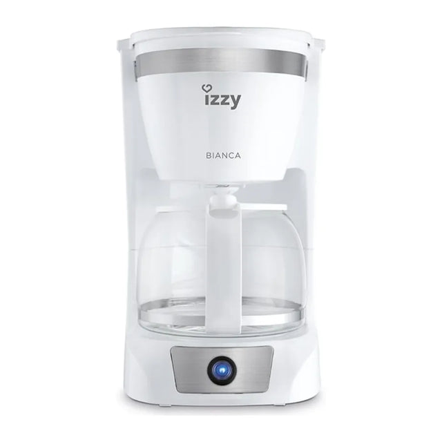 Izzy Bianca 222977 Filter Coffee Maker in White, front view