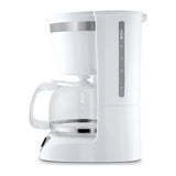 Izzy Bianca 222977 Filter Coffee Maker in White, side view