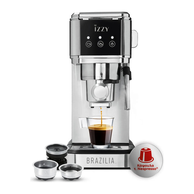 Izzy Brazilia ΙΖ-6015 Espresso Machine, front view