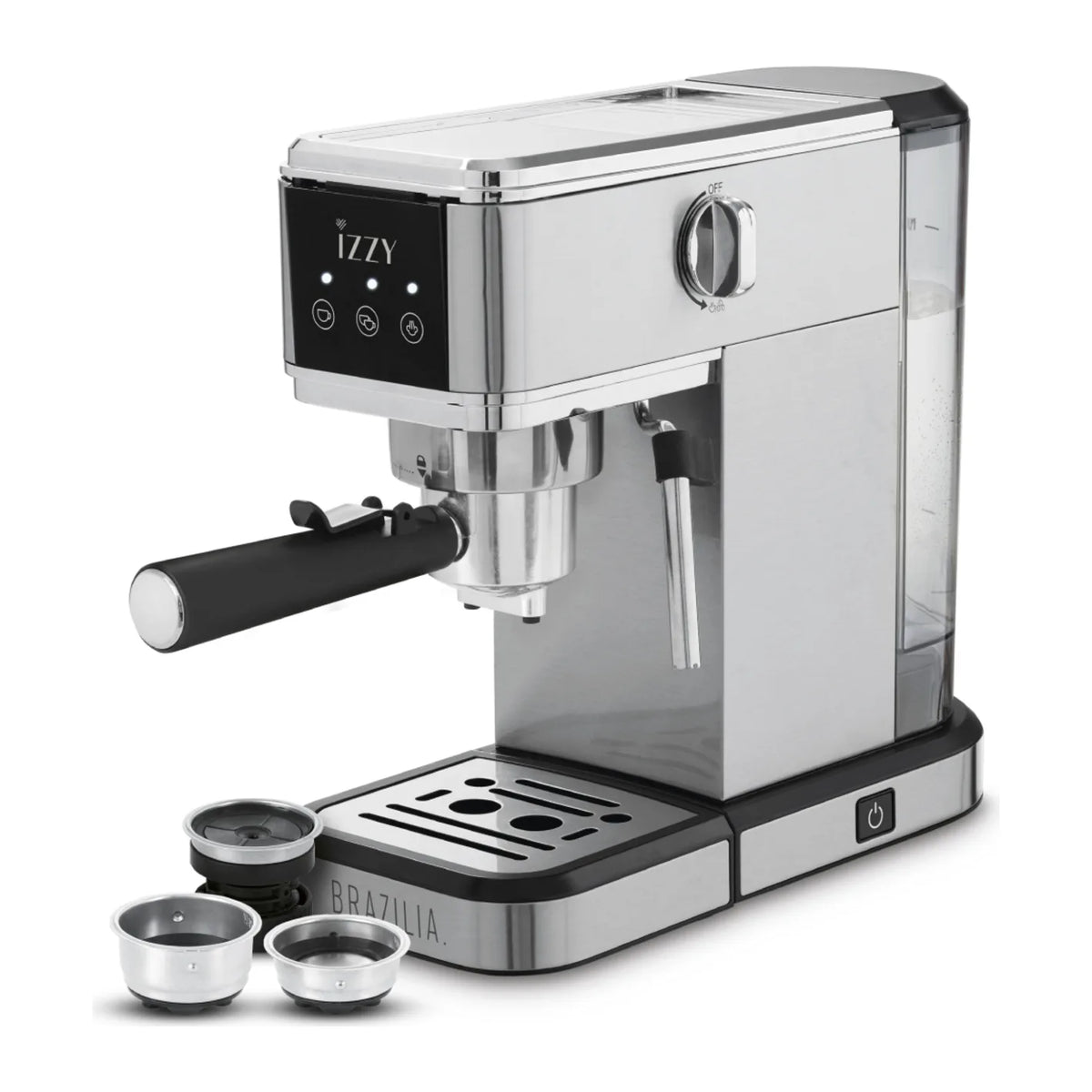 Izzy Brazilia ΙΖ-6015 Espresso Machine, side view