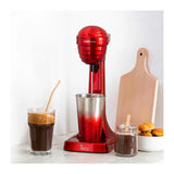 Izzy Caffeccino 222873 Frappe Maker in Red, front view