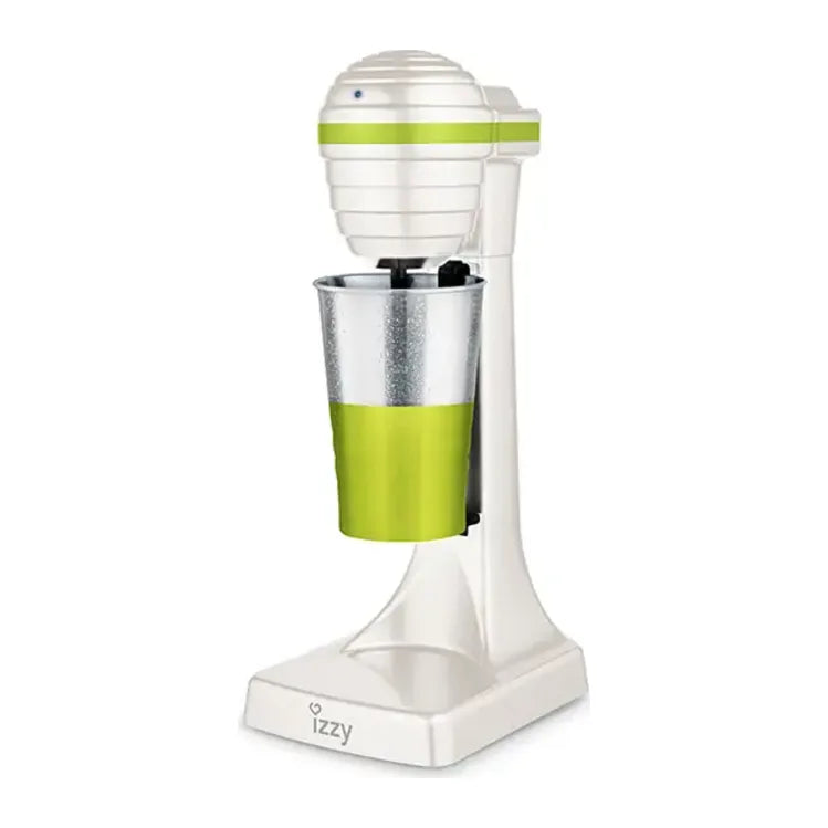 Izzy Caffeccino 222873 Frappe Maker in Green, front view