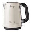 Izzy Crème 224090 Electric Kettle in Creme, front view