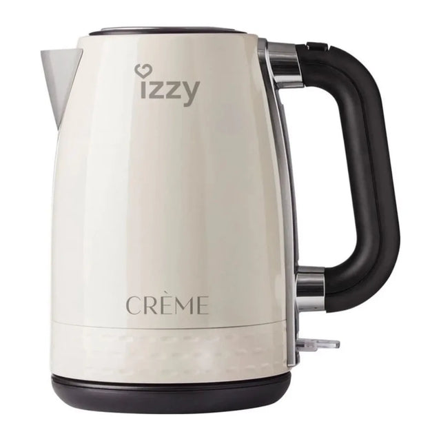 Izzy Crème 224090 Electric Kettle in Creme, front view