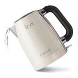 Izzy Crème 224090 Electric Kettle in Creme, angled view