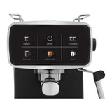 Izzy Dolce IZ-6021 Espresso Machine, controls and display