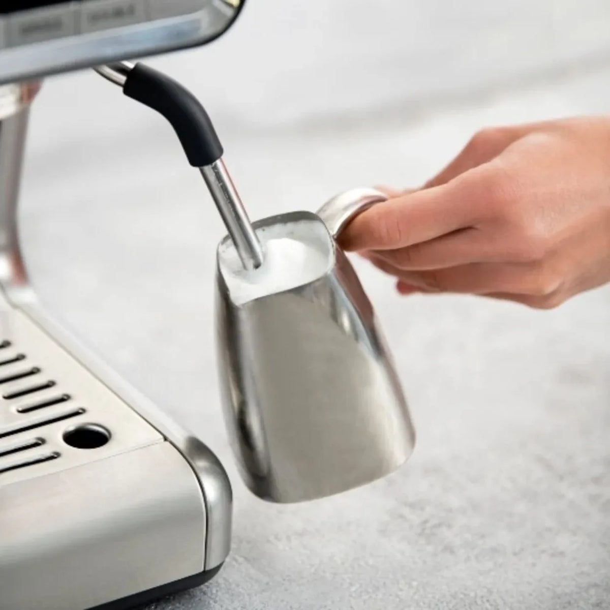 Izzy IZ-6007 Espresso Machine, in use