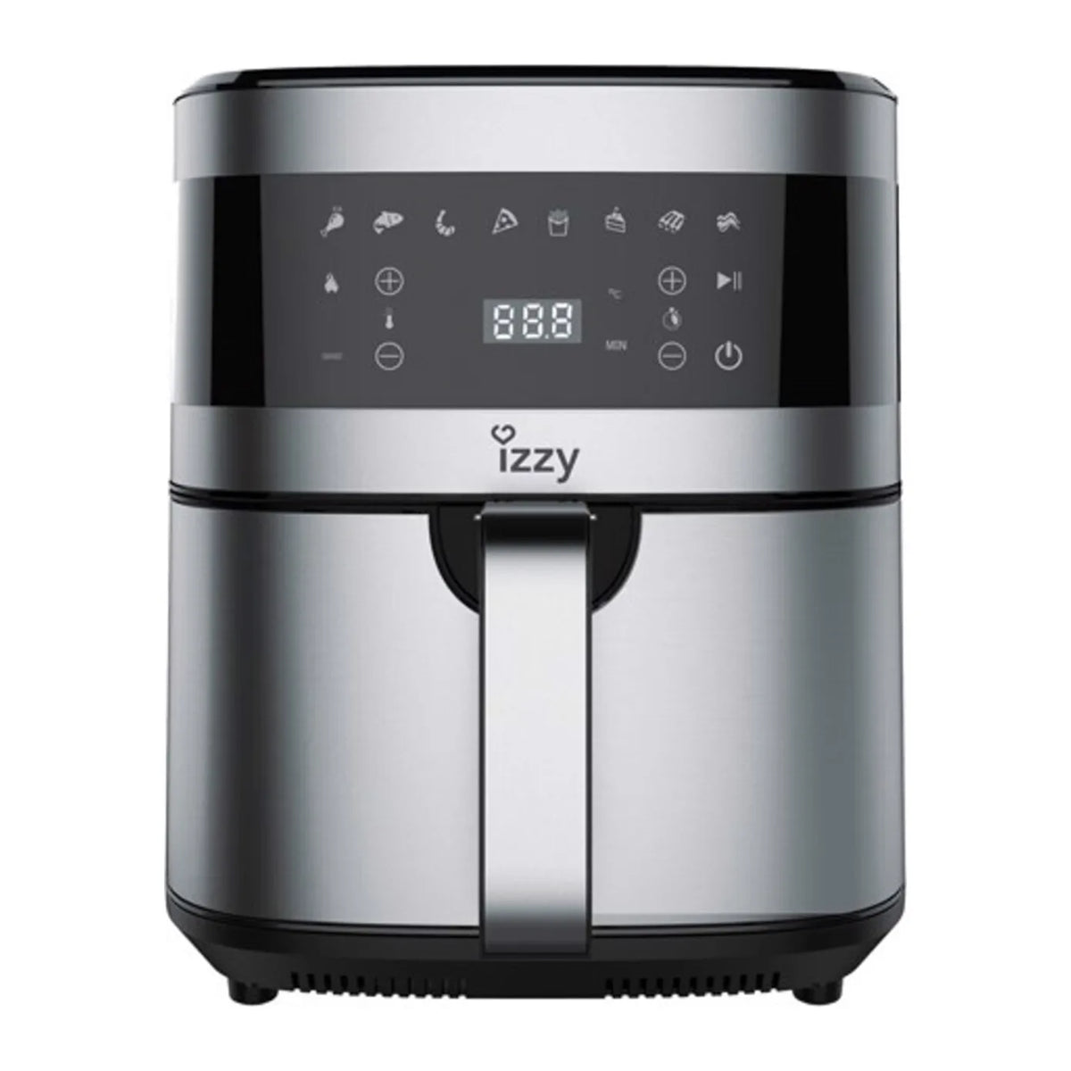 Izzy IZ- 8207 Air Fryer in Grey, front view