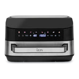 Izzy IZ-8264 Air Fryer in Black, front view