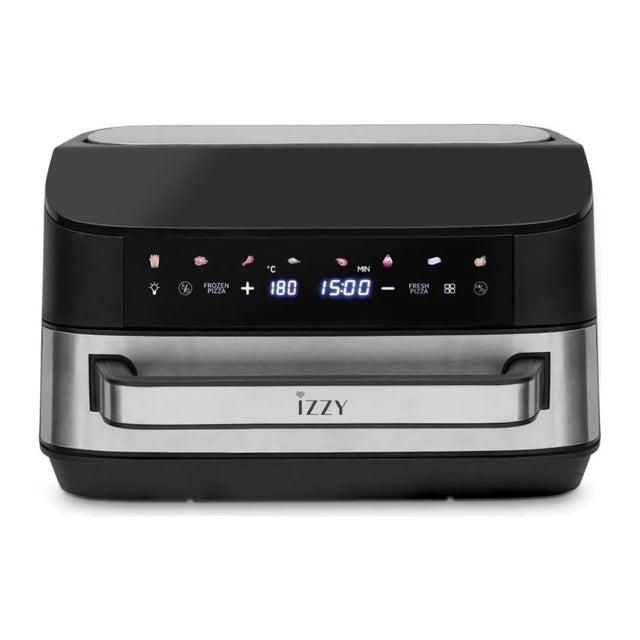 Izzy IZ-8264 Air Fryer in Black, front view