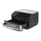 Izzy IZ-8264 Air Fryer in Black, side view
